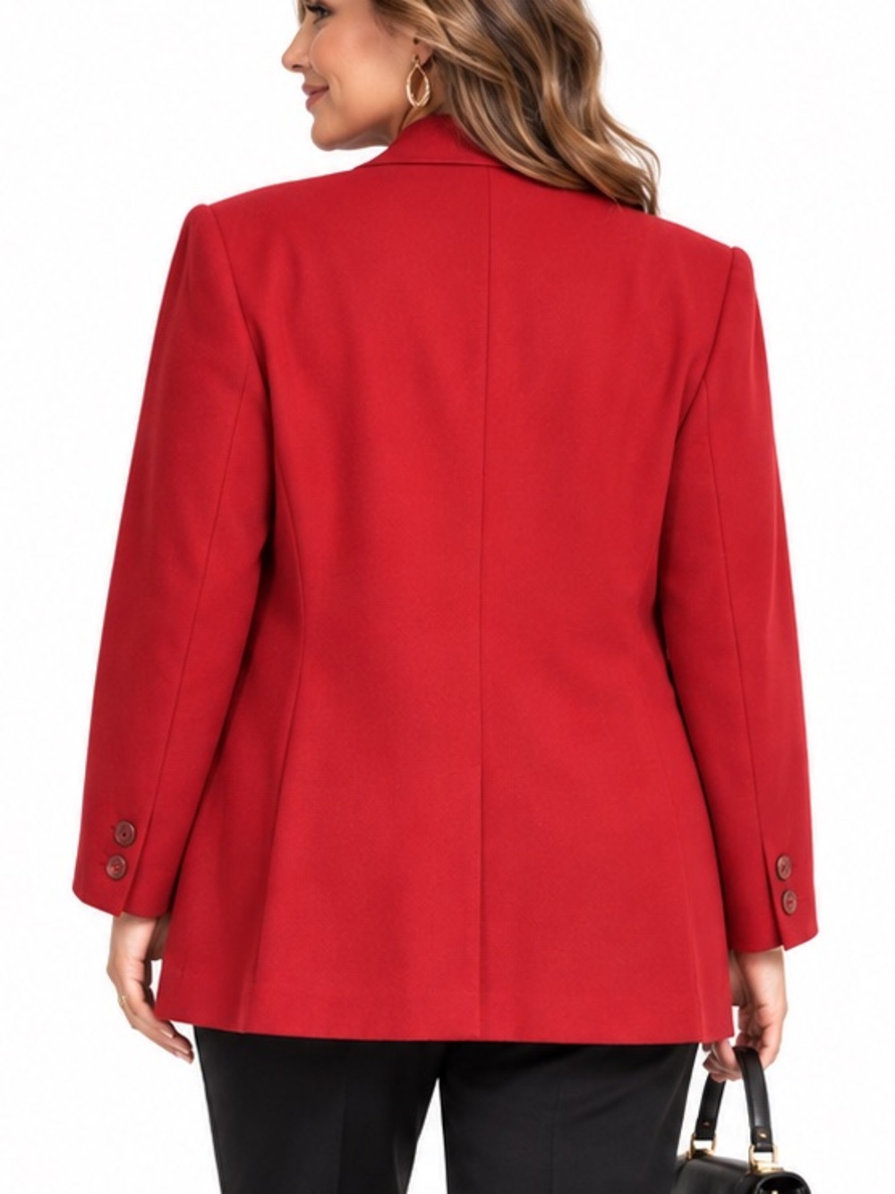 Vintage Pendleton Plus 20W Red Virgin Wool Blazer Jacket Women’s USA Made luxury - Picture 7 of 11